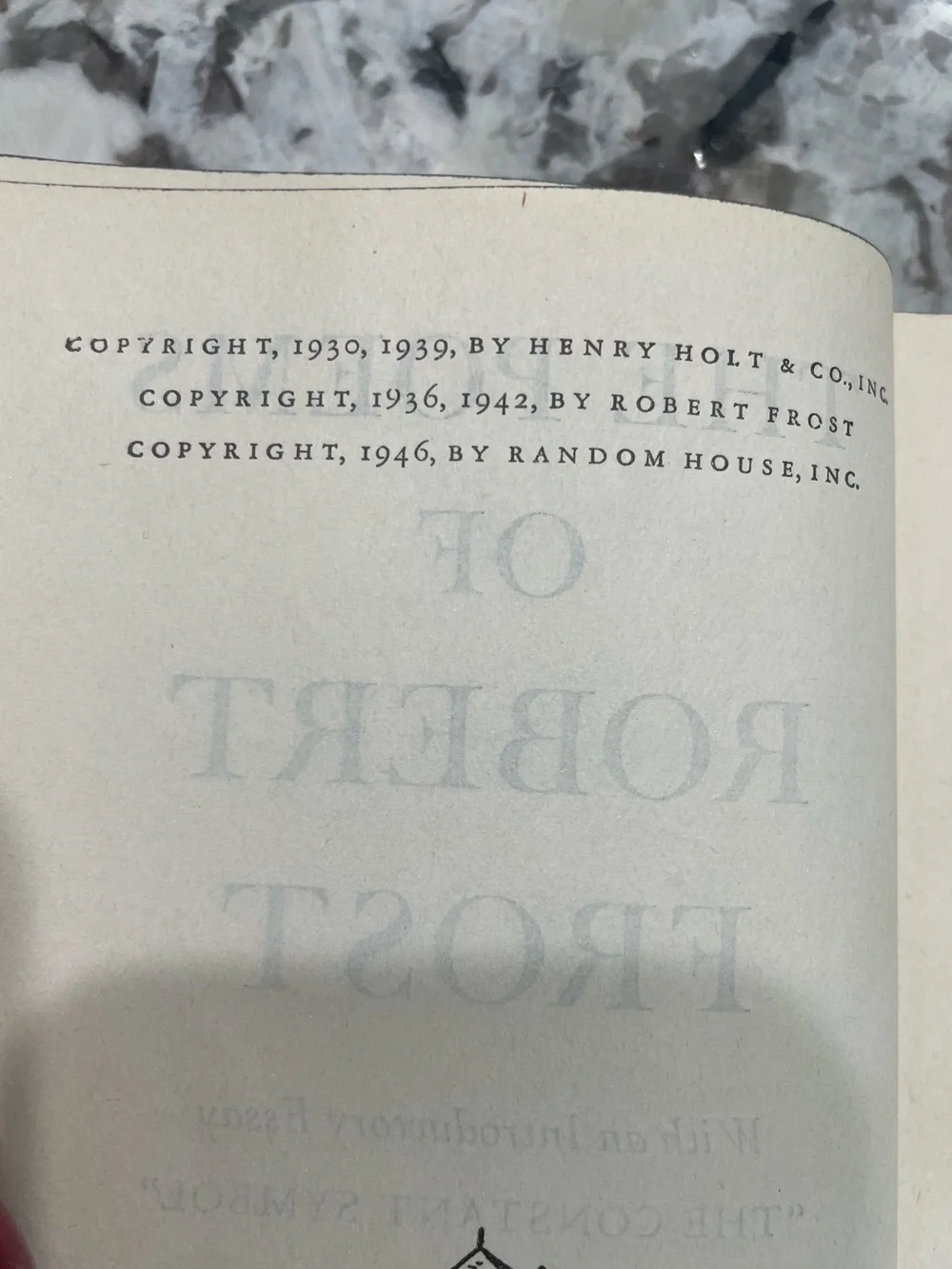 1946 The Poems of Robert Frost — Vintage Hardcover
